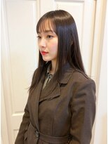 アロマヘアルーム 横浜店(AROMA hair room)&nbsp;黒髪ロングで小顔演出☆サラサラ/小顔/うるツヤ/髪質改善/透明感