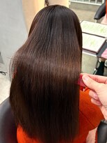 ロンドポレール 北千住(Lond polaire)&nbsp;オリーブグレー/韓国風巻き/レイヤーカット/髪質改善