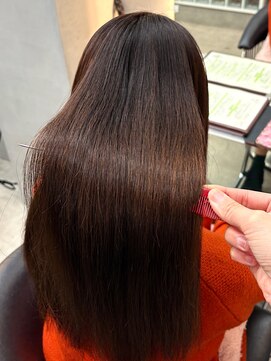 オリーブグレー/韓国風巻き/レイヤーカット/髪質改善