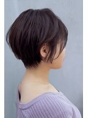 似合わせカット小顔ショート白髪ぼかしリタッチ50代40代30代