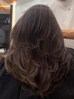 ラピス 渋谷本店(Lapis)&nbsp;グレージュカラー/バタフライカット/レイヤーカット/髪質改善
