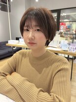 ジアン バイ ミルボン NU茶屋町+(GIEN by milbon)&nbsp;大人カジュアルショート/丸みくびれ/似合わせカット/田中俊成