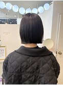ぱつっとボブ