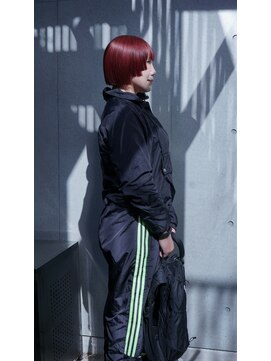 ヴァーディ オモテサンドウ(Vardy omotesando) red/赤髪 ボブ 姫カット xg