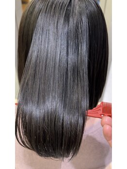 キミトヘアデザインアンドスパ(Kimito Hair design&spa)の写真/乾かすだけでまとまる髪へ！ダメージレスな髪質改善ストレートでうる艶美髪に★朝のセットの時短にも◎