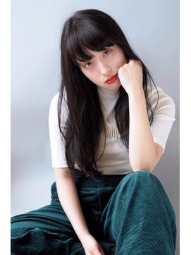トリッカ 代官山(tricca) 大人世代黒髪longはニュアンスで楽しむ『tricca代官山』田村