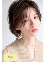ラレイ(Lalei) 【表参道/青山】ベージュカラー×エッジショート【ささき】