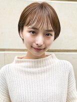 ミィ 表参道(mee.)&nbsp;【mee.】 ネオウルフアッシュブラウン外ハネボブ