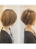 【NIKO】福岡天神大名くびれショートボブ大人可愛い骨格補正