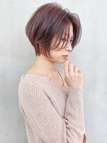 アイティー バイ アルバム 中野店(IT by ALBUM) ハンサムショート_クールショートピンクベージュボブルフ_57345