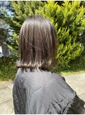 透け感アッシュ