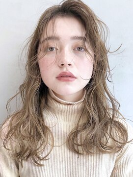 アイティー バイ アルバム 中野店(IT by ALBUM) ウェーブロング_くびれミディイヤリングカラー_8318