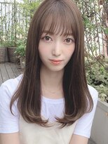 シルクレイ 吉祥寺店(Silk-lei) 大人かわいい小顔フェザーバングマロンベージュ20代30代吉祥寺