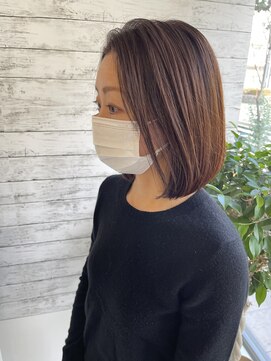 ファム 十日市店(femme) 前下がりボブ