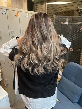 ラフ(LAFF) #黒髪#ボブルフ#ネビージュ#小顔#ワンレン