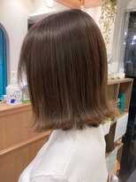ロンド エスポワール 錦糸町(Lond espoir)&nbsp;【柴田】ぱつっとボブオリーブグレージュボブルフミディアムヘア