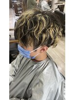 バトヘアー 渋谷本店(bat hair)&nbsp;スパイラルハイライトカラー