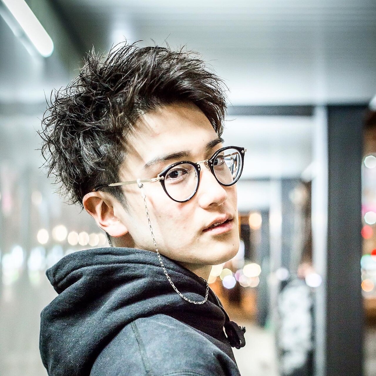 ツーブロックジェットモヒカンフェード刈り上げメンズ：L169649513