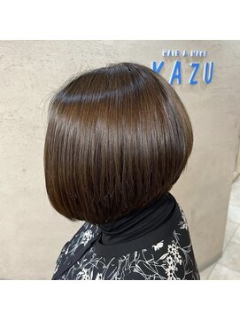 カズ(KAZU) 大人の艶髪イノアオイルカラー★ショートボブ