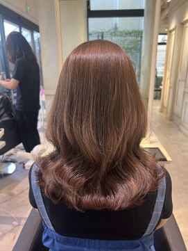 アソビ 表参道(ASOBI) 透け感ベージュカラー　髪質改善　艶がまた