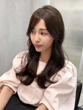 トッカ 熊本店(tocca) 《韓国ヘア》流し前髪×韓国巻きアレンジ