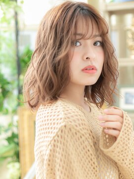 カバーヘア ブリス 大宮西口(COVER HAIR bliss) ■カーキベージュ大人ハイライトボブパーマ307★大宮20代30代