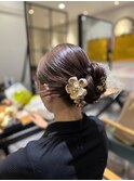 成人式ヘアセット/20代/大橋