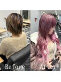 チェリーピンクパープル#シールエクステ#インナー#韓国#仙台