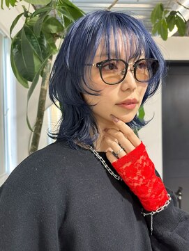 エトワール(ETOILE) レイヤーカット&ブルーカラー