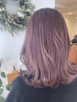 ヘアーメイク セルクル(hair make cercle) ピンクベージュ