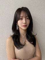 コア 銀座(COA) 韓国ヘア/韓国レイヤー/グレージュ/前髪カット/
