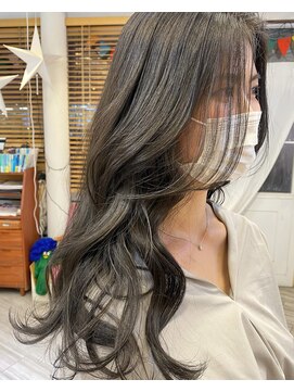 フラバー(flover) ブリーチなしオリーブグレー【miyabi】