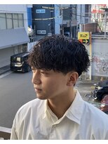 ビカムメンズヘアー 栄店(become men's hair)&nbsp;くるくるしない波巻きパーマ