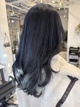 フラバー(flover) 【ブリーチありブルーブラック】kanna