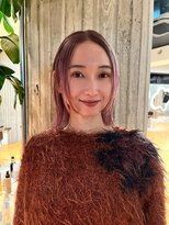 ダブミックス(DaB MIX)&nbsp;ピンクベージュ　ボブ