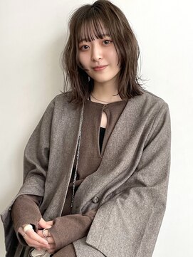 レル(lelu) 柔らかい質感のミディアムヘア