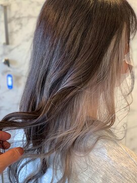 プログレス フレスポ富沢店(PROGRESS) インナーホワイトブロンド/インナーグレージュ/10代20代