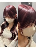 #緩巻きロング#艶カラー#暖色#ロングレイヤー