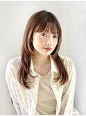 10代20代30代フェイスレイヤーレイヤー×インナーカラー