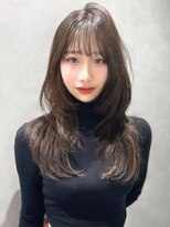 ニトバイアンキシム(nit by ahnkism)&nbsp;韓国風レイヤーカット顔まわりくびれオルチャン堀江