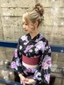 【ネット予約不可！】ナイトワーク用浴衣着付け+ヘアセット￥3,500