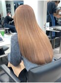 韓国風ミルクティーベージュブラウンカラーグレージュカラー