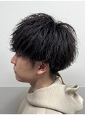 メンズマッシュ　ツイストスパイラルパーマ