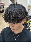 名古屋/メンズカット/メンズパーマ/眉毛/波巻きパーマ