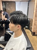 カズヘア 段原店(Kazu Hair)&nbsp;ツーブロック×七三