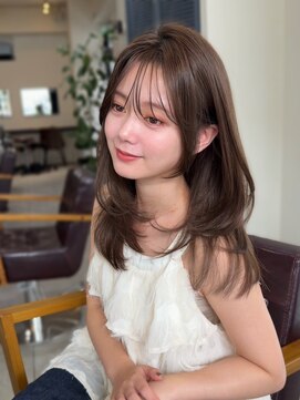 コート 表参道(Cote) 美髪レイヤーカット/顔まわりレイヤー/ロングレイヤ 一/前髪