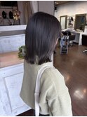 アッシュグレージュ/外ハネボブ