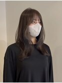 大人ミディアムレイヤー/グレージュカラー