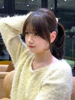 グランド(GRAND)&nbsp;ロング顔周りハイレイヤーハッシュカット前髪あり表参道【平島】