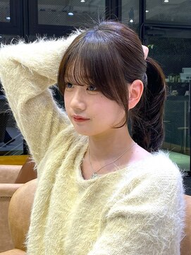 グランド(GRAND) ロング顔周りハイレイヤーハッシュカット前髪あり表参道【平島】